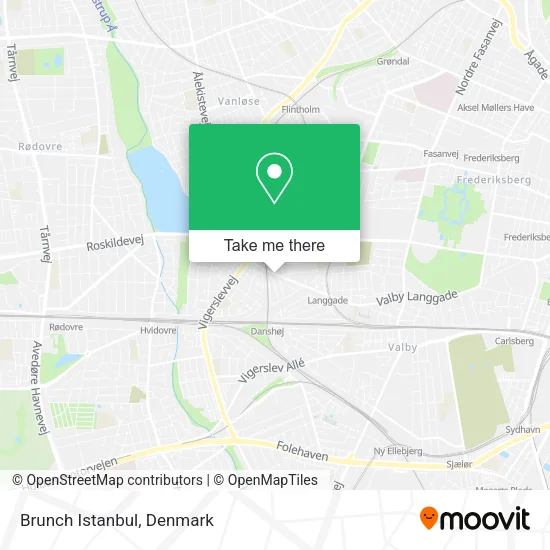 Brunch Istanbul map