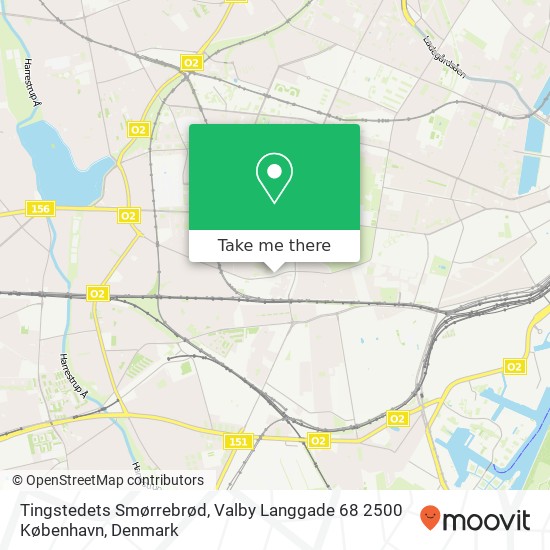 Tingstedets Smørrebrød, Valby Langgade 68 2500 København map