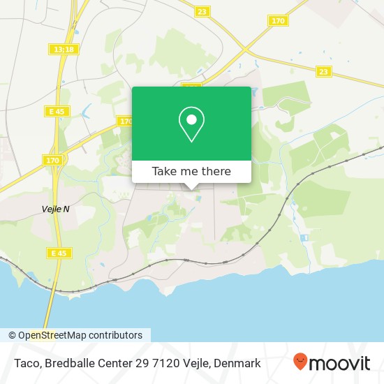 Taco, Bredballe Center 29 7120 Vejle map