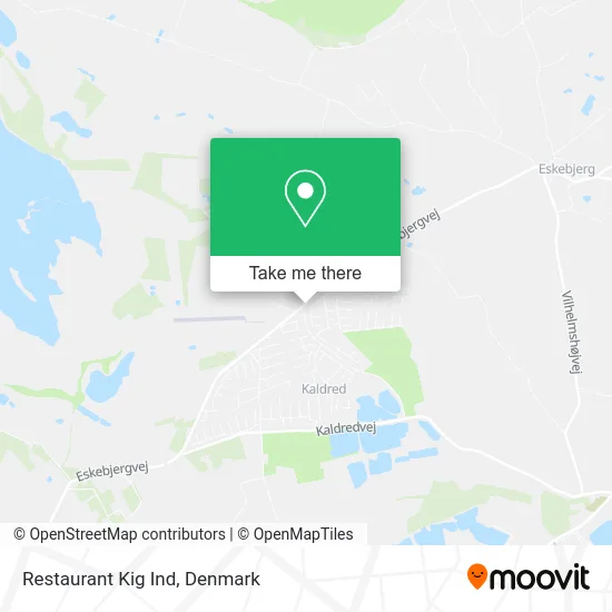 Restaurant Kig Ind map