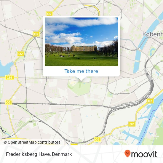 Frederiksberg Have map