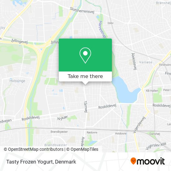 Tasty Frozen Yogurt map