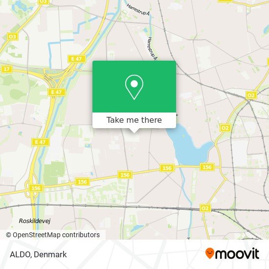 How to ALDO in Rødovre by Bus or Train?