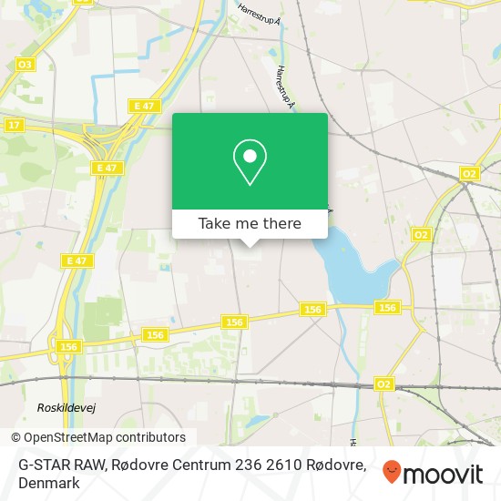 G-STAR RAW, Rødovre Centrum 236 2610 Rødovre map