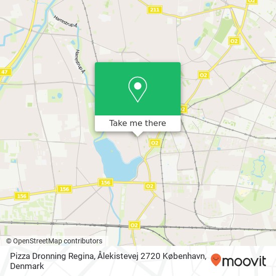 Pizza Dronning Regina, Ålekistevej 2720 København map