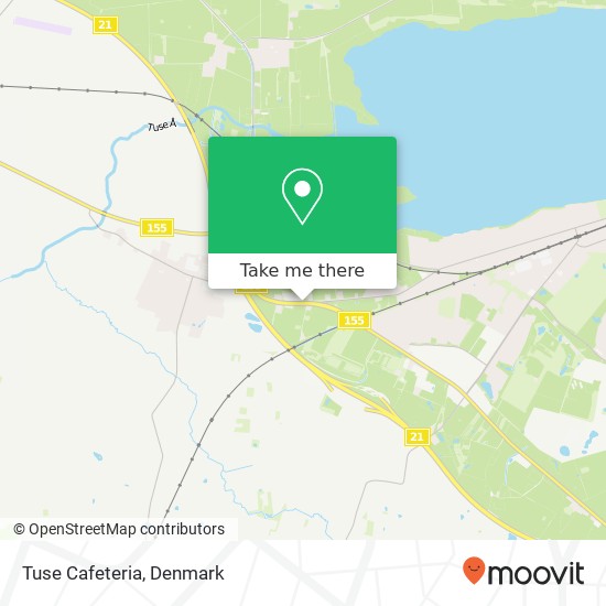Tuse Cafeteria, Kalundborgvej 218 4300 Holbæk map