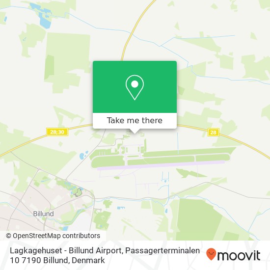 Lagkagehuset - Billund Airport, Passagerterminalen 10 7190 Billund map