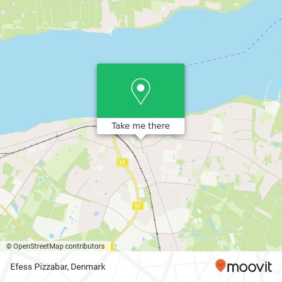 Efess Pizzabar, Smedelundsgade 27 4300 Holbæk map