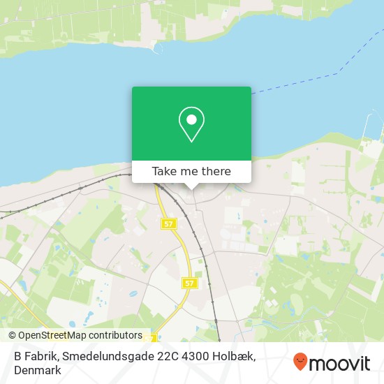 B Fabrik, Smedelundsgade 22C 4300 Holbæk map