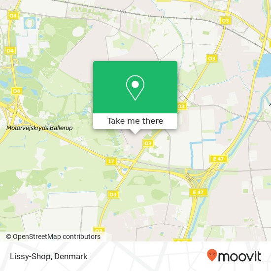 Lissy-Shop, Ejby Mosevej 37 2600 Glostrup map