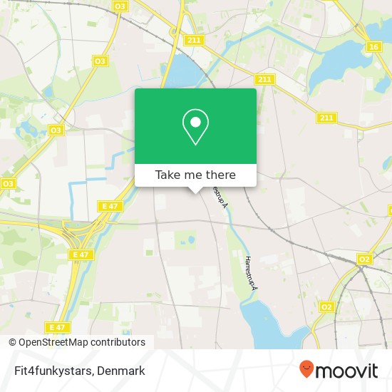 Fit4funkystars, Rødovrevej 323 2610 Rødovre map