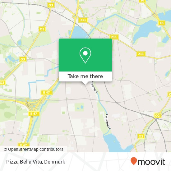 Pizza Bella Vita, Rødovrevej 322 2610 Rødovre map