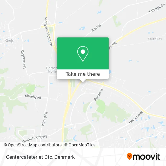Centercafeteriet Dtc map