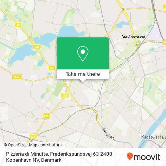 Pizzeria di Minutte, Frederikssundsvej 63 2400 København NV map