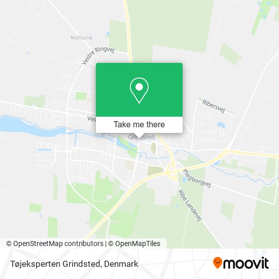 Tøjeksperten Grindsted map
