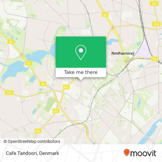 Cafe Tandoori map