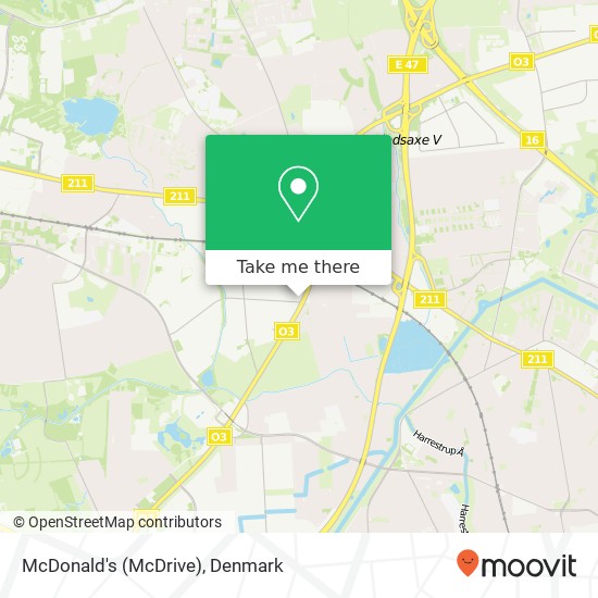 McDonald's (McDrive), Mileparken 39 2730 Herlev map