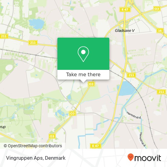 Vingruppen Aps map