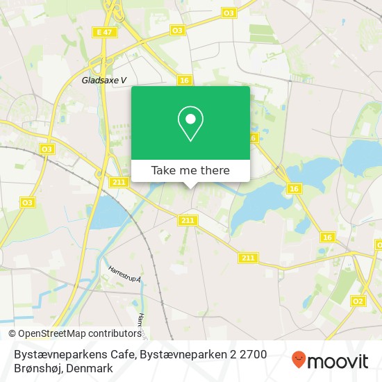 Bystævneparkens Cafe, Bystævneparken 2 2700 Brønshøj map