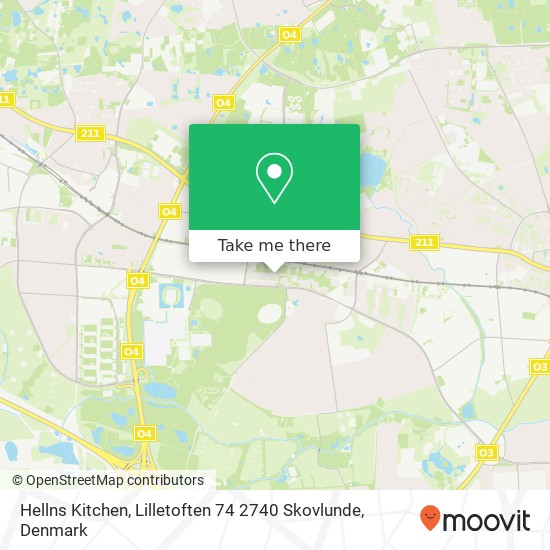 Hellns Kitchen, Lilletoften 74 2740 Skovlunde map