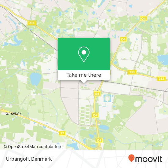 Urbangolf, Nyvej 51 2750 Ballerup map