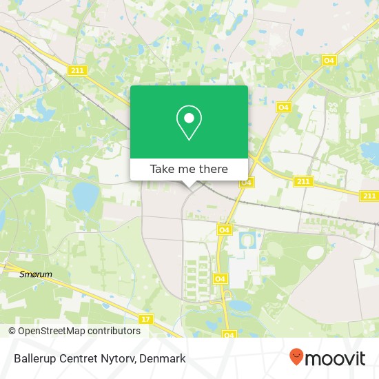 Ballerup Centret Nytorv map