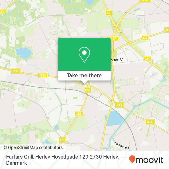 Farfars Grill, Herlev Hovedgade 129 2730 Herlev map