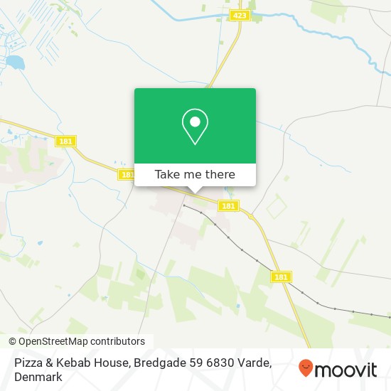 Pizza & Kebab House, Bredgade 59 6830 Varde map