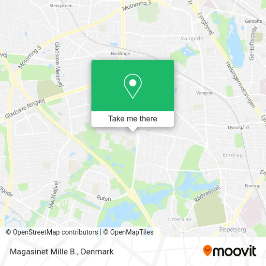 Magasinet Mille B. map