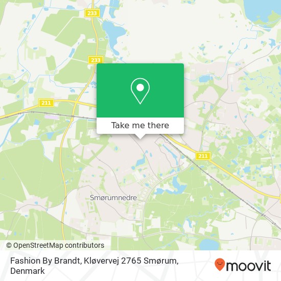 Fashion By Brandt, Kløvervej 2765 Smørum map