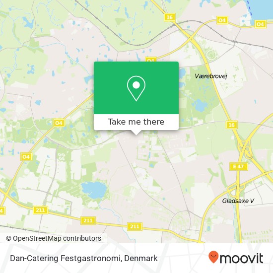 Dan-Catering Festgastronomi, Gammel Klausdalsbrovej 467 2730 Herlev map