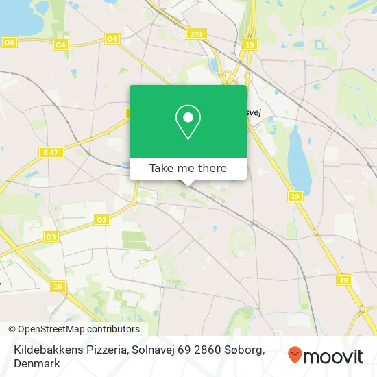 Kildebakkens Pizzeria, Solnavej 69 2860 Søborg map