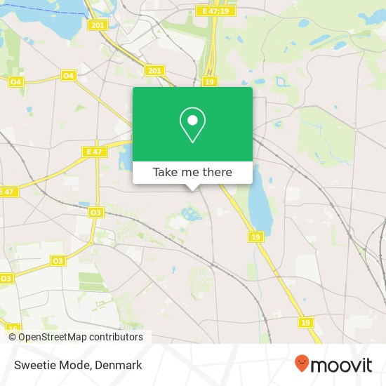 Sweetie Mode, Vangede Bygade 79 2820 Gentofte map