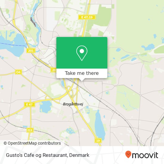 Gusto's Cafe og Restaurant, Smakkegårdsvej 217 2820 Gentofte map