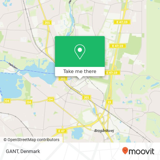 GANT, Lyngby Storcenter 63 2800 Lyngby Tårbæk map