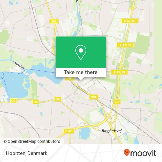 Hobitten, Lyngby Hovedgade 50 2800 Kongens Lyngby map