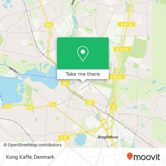 Kong Kaffe, Klampenborgvej 232 2800 Kongens Lyngby map