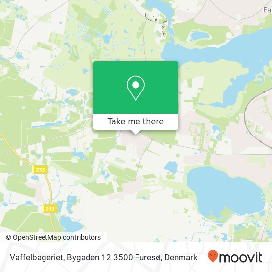 Vaffelbageriet, Bygaden 12 3500 Furesø map