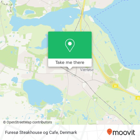 Furesø Steakhouse og Cafe, Bymidten 50 3500 Furesø map