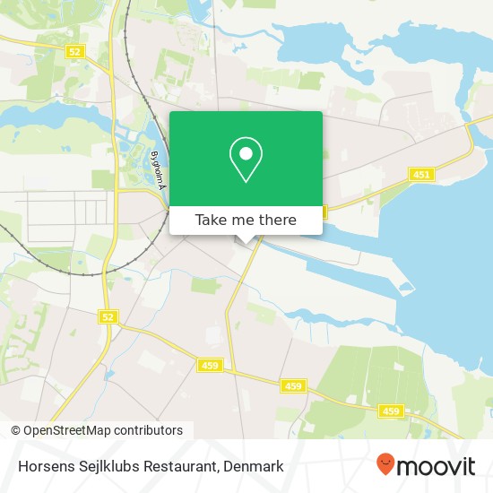 Horsens Sejlklubs Restaurant, Holmboes Alle 13 8700 Horsens map
