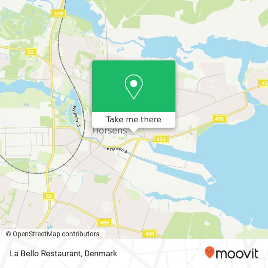 La Bello Restaurant, Åboulevarden 73 8700 Horsens map