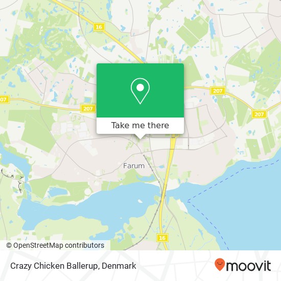 Crazy Chicken Ballerup, Ryttergårdsvej 26 3520 Furesø map