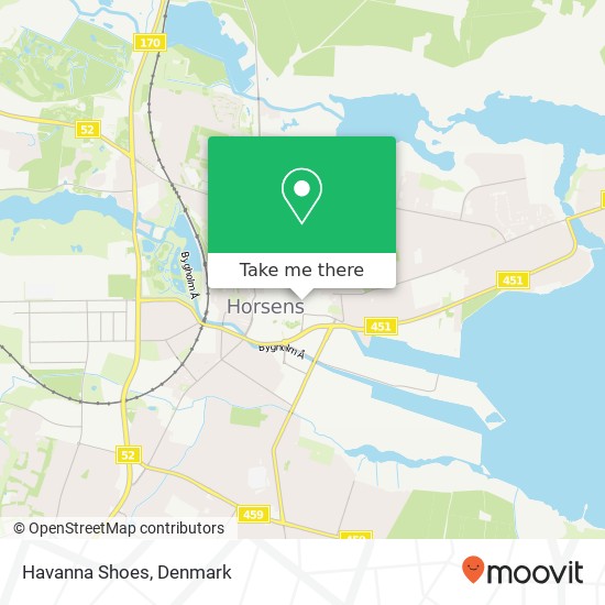 Havanna Shoes, Søndergade 40 8700 Horsens map