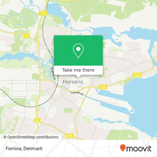 Femina, Graven 5 8700 Horsens map