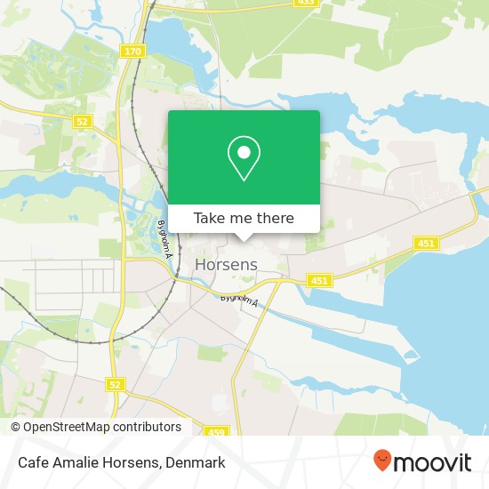 Cafe Amalie Horsens, Smedegade 8700 Horsens map