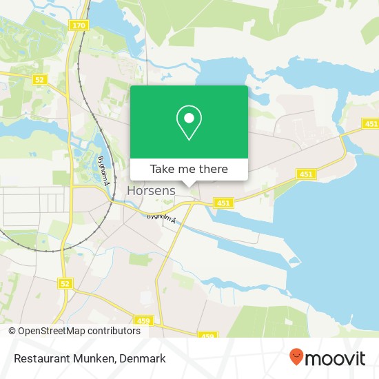 Restaurant Munken, Borgergade 24 8700 Horsens map