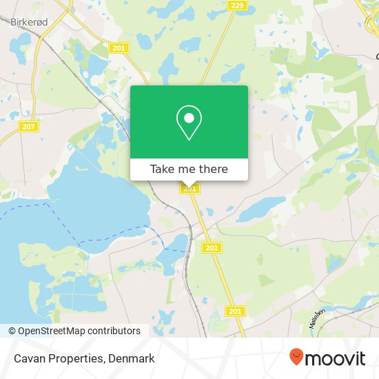 Cavan Properties, Kongevejen 367 2840 Rudersdal map