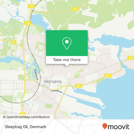 Sleepbag Dk, Ny Gothersgade 3 8700 Horsens map