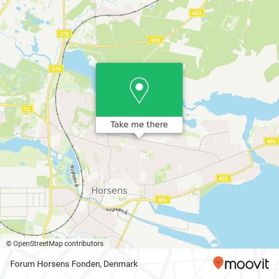 Forum Horsens Fonden, Langmarksvej 45 8700 Horsens map