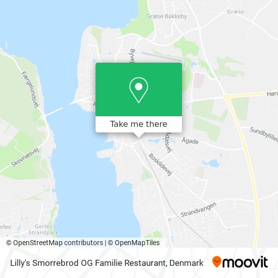 Lilly's Smorrebrod OG Familie Restaurant map